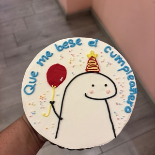 Tarta personalizada cumpleaños divertida - Imagen 1
