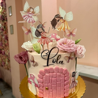 Tarta personalizada hadas - Imagen 1