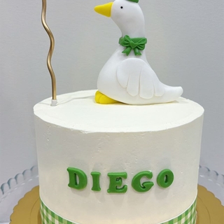 Tarta personalizada patito - Imagen 1